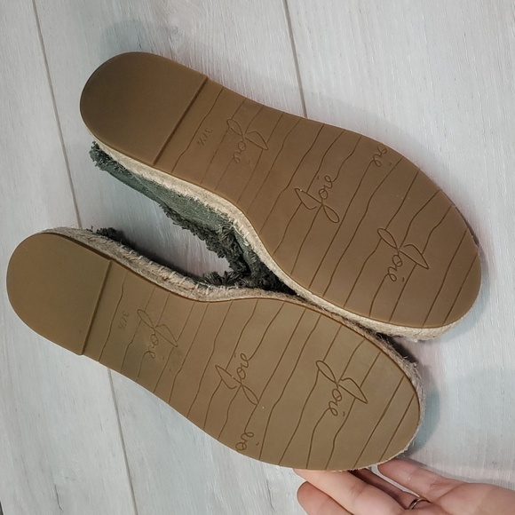 Joue Womens Vivienne Comfort Canvas Espadrille Loafer Slip on shoes sz 37.5/7.5 - Picture 11 of 12